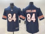Chicago Bears #84 Colston Loveland Navy Vapor Untouchable Stitched Jersey