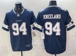 Dallas Cowboys #94 Marshawn Kneeland Navy F.U.S.E. Vapor Limited Stitched Jersey