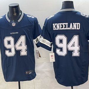 Dallas Cowboys #94 Marshawn Kneeland Navy F.U.S.E. Vapor Limited Stitched Jersey