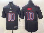 New England Patriots #10 Drake Maye Black Fashion Vapor Untouchable Limited Stitched Jersey