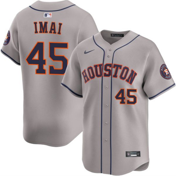 Houston Astros #45 Tatsuya Imai Grey 2026 Limited Stitched Jersey