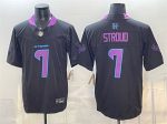 Houston Texans #7 C.J. Stroud Black F.U.S.E. 2025 DJ SCREW Vapor Limited Stitched Jersey