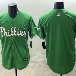 Philadelphia Phillies Blank Green Limited Stitched Jersey