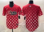San Francisco 49ers Blank Red Limited Stitched Jersey