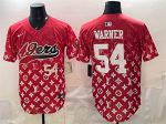 San Francisco 49ers #54 Fred Warner Red Limited Stitched Jersey