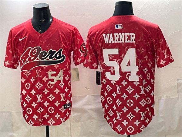 San Francisco 49ers #54 Fred Warner Red Limited Stitched Jersey