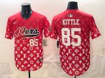 San Francisco 49ers #85 George kittle Red Limited Stitched Jersey