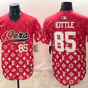 San Francisco 49ers #85 George kittle Red Limited Stitched Jersey
