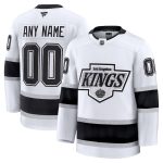 Los Angeles Kings Custom White 2024-25 Away Stitched Jersey