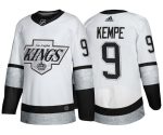 Los Angeles Kings #9 Adrian Kempe White Throwback Stitched Jersey