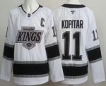 Los Angeles Kings #11 Anze Kopitar White Authentic Jersey
