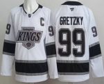 Los Angeles Kings #99 Wayne Gretzky White Authentic Jersey
