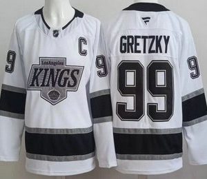 Los Angeles Kings #99 Wayne Gretzky White Authentic Jersey