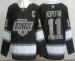 Los Angeles Kings #11 Anze Kopitar Black Alternate Authentic Jersey