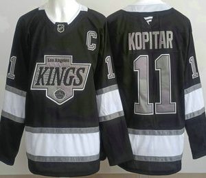 Los Angeles Kings #11 Anze Kopitar Black Alternate Authentic Jersey