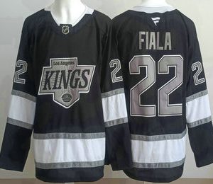Los Angeles Kings #22 Kevin Fiala Black Alternate Authentic Jersey