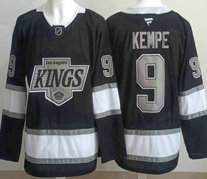 Los Angeles Kings #9 Adrian Kempe Black Alternate Authentic Jersey