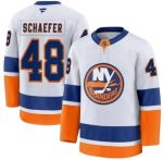 New York Islanders #48 Matthew Schaefer Blue White 2025 Stitched Jersey