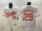 Baltimore Orioles #29 Samuel Basallo White 2025 Limited Stitched Jersey