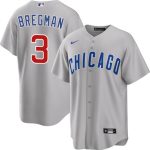 Chicago Cubs #3 Alex Bregman Gray 2026 Cool Base Limited Stitched Jersey
