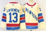 New York Rangers #13 Alexis Lafreniere Beige 2025-26 Winter Classic Stitched Jersey
