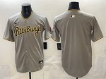 Pittsburgh Pirates Blank Gray Limited Stitched Jersey