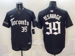 Toronto Blue Jays #39 Trey Yesavage Black Gothic North Edition Limited Stitched Jersey