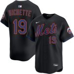 New York Mets #19 Bo Bichette 2026 Black Limited Stitched Jersey