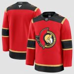 Ottawa Senators Blank Red Alternate Stitched Jersey