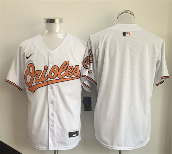 Baltimore Orioles Blank White 2025 Limited Stitched Jersey
