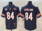 Chicago Bears #84 Colston Loveland Navy F.U.S.E. 2025 NFC North Champions VMH Patch Vapor Untouchable Limited Stitched Jersey
