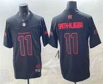 Seattle Seahawks #11 Jaxon Smith-Njigba Limited Black Stranger Things Stuck In The Upside Down Jersey
