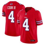 Buffalo Bills #4 James Cook III Red 2025 F.U.S.E. Vapor Untouchable Limited Stitched Jersey