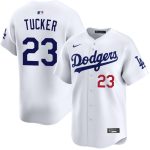 Los Angeles Dodgers #23 Kyle Tucker White 2026 Home Limited Stitched Jersey