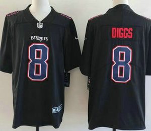 New England Patriots #10 Drake Maye Limited Black Fashion Vapor Jersey