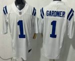 Indianapolis Colts #1 Sauce Gardner Limited White FUSE Vapor Jersey