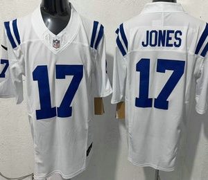 Indianapolis Colts #17 Daniel Jones Limited White FUSE Vapor Jersey