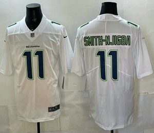 Seattle Seahawks #11 Jaxon Smith-Njigba Limited White Fashion Vapor Jersey