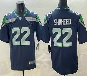 Seattle Seahawks #22 Rashid Shaheed Limited Navy Vapor Jersey