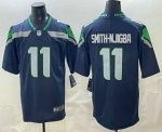 Seattle Seahawks #11 Jaxon Smith Njigba Limited Navy Vapor Jersey