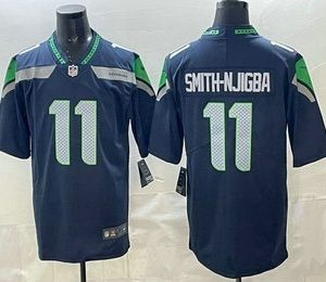 Seattle Seahawks #11 Jaxon Smith Njigba Limited Navy Vapor Jersey