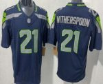 Seattle Seahawks #21 Devon Witherspoon Limited Navy FUSE Vapor Jersey