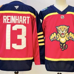 Florida Panthers #13 Sam Reinhart Red 2026-2026 Winter Classic Stitched Jersey
