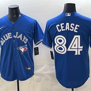 Toronto Blue Jays #84 Dylan Cease Blue 2025 Cool Base Stitched Jersey