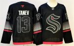 Seattle Kraken #13 Brandon Tanev Black 2026 Alternate Stitched Jersey