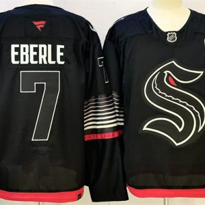 Seattle Kraken #7 Jordan Eberle Black 2026 Alternate Stitched Jersey