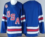 USA Blank Blue 2026 Olympics Authentic Jersey