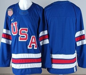 USA Blank Blue 2026 Olympics Authentic Jersey