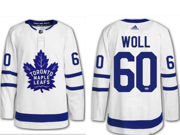 Toronto Maple Leafs #60 Joseph Woll White Adidas Stitched Jersey