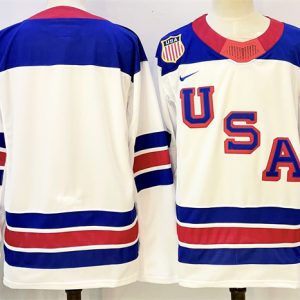 USA Blank White 2025-2026 Stitched Jersey